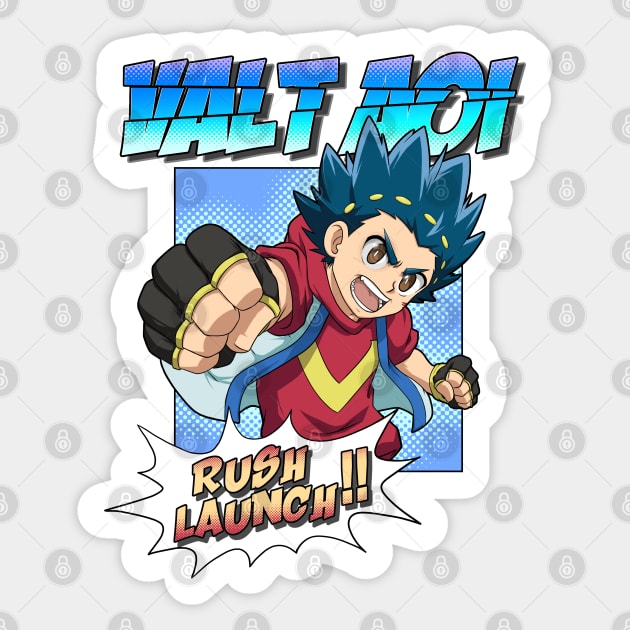 Valt Aoi - Rush Launch Sticker by Kaw_Dev